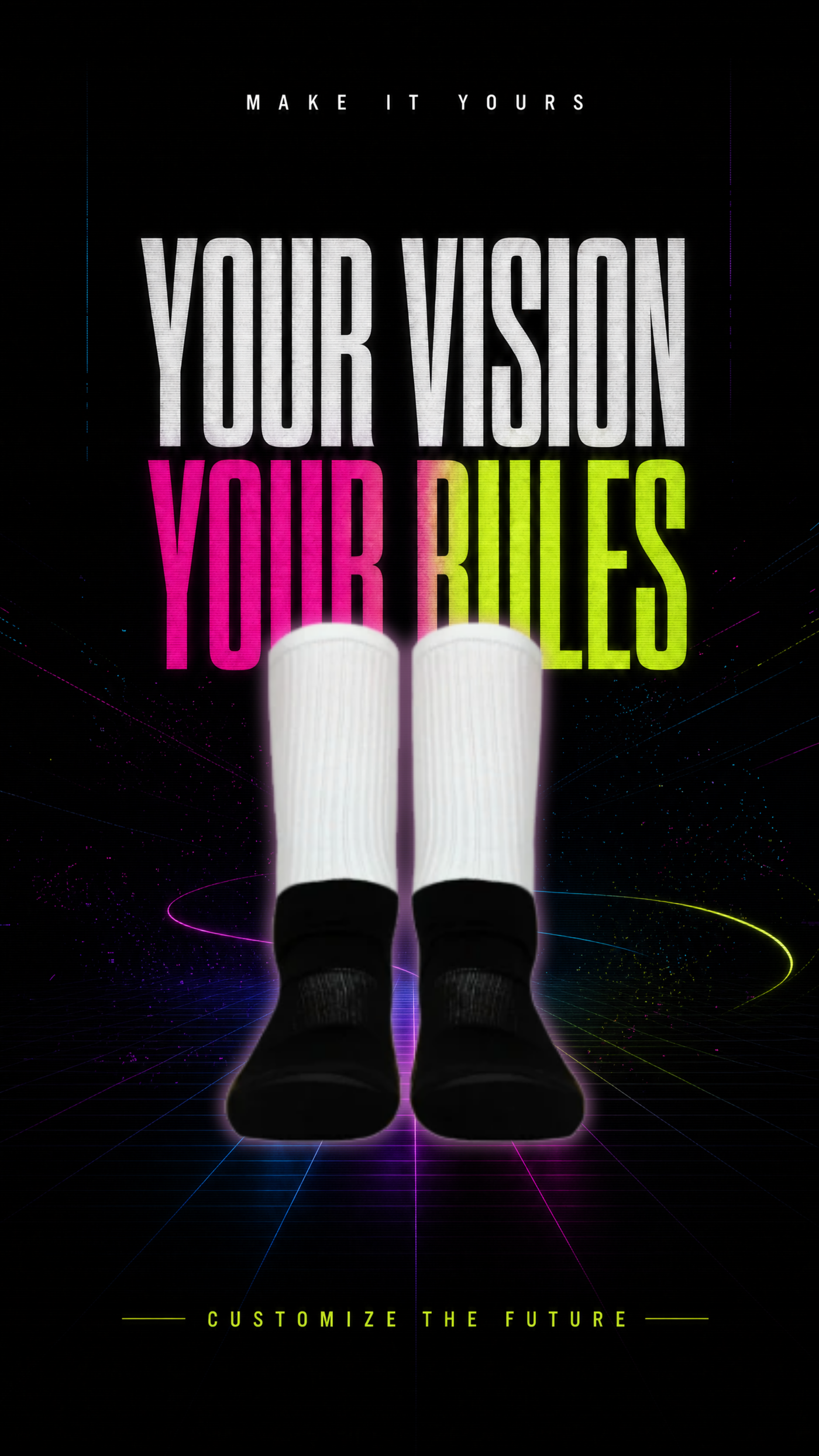 Custom Sock — Your Design, Made Real | Lurk in Shrubs